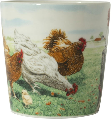 Wiebe van der Zee Wiebe's Farm minikrus kylling 230ml æske med 6 stykker porcelæn