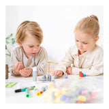 Bambolino Woezel Pip XL håndværksæske med håndværksartikler, kreativt legetøj til drenge og piger - junior fra 3 år - legetøj - håndværksæske håndværkspakke gavetips