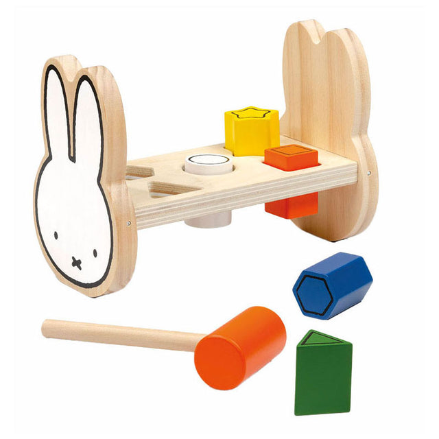 Bambolino legetøj Miffy hammer bænk træ