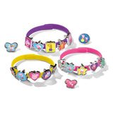 Bambolino peppa gris armbåndsfremstillingssæt med 3 glidende armbånd med 18 charms - legetøj junior fra 3 år tumling toddler