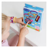 Bambolino peppa gris armbåndsfremstillingssæt med 3 glidende armbånd med 18 charms - legetøj junior fra 3 år tumling toddler
