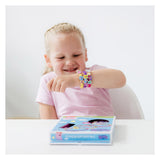 Bambolino peppa gris armbåndsfremstillingssæt med 3 glidende armbånd med 18 charms - legetøj junior fra 3 år tumling toddler