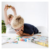Totum dinosaur junior håndværkssæt gips og malingssæt dino forever model maling inklusive gips, 6 malingsfarver - gavetip til drenge