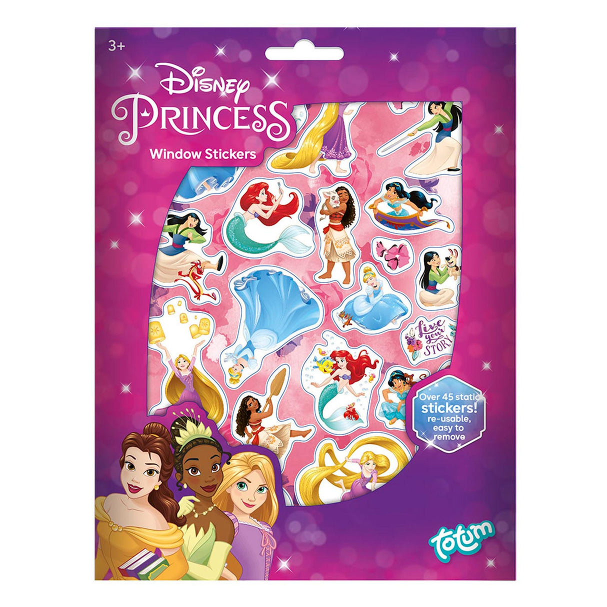 Totum disney prinsesse - vinduesklistermærker