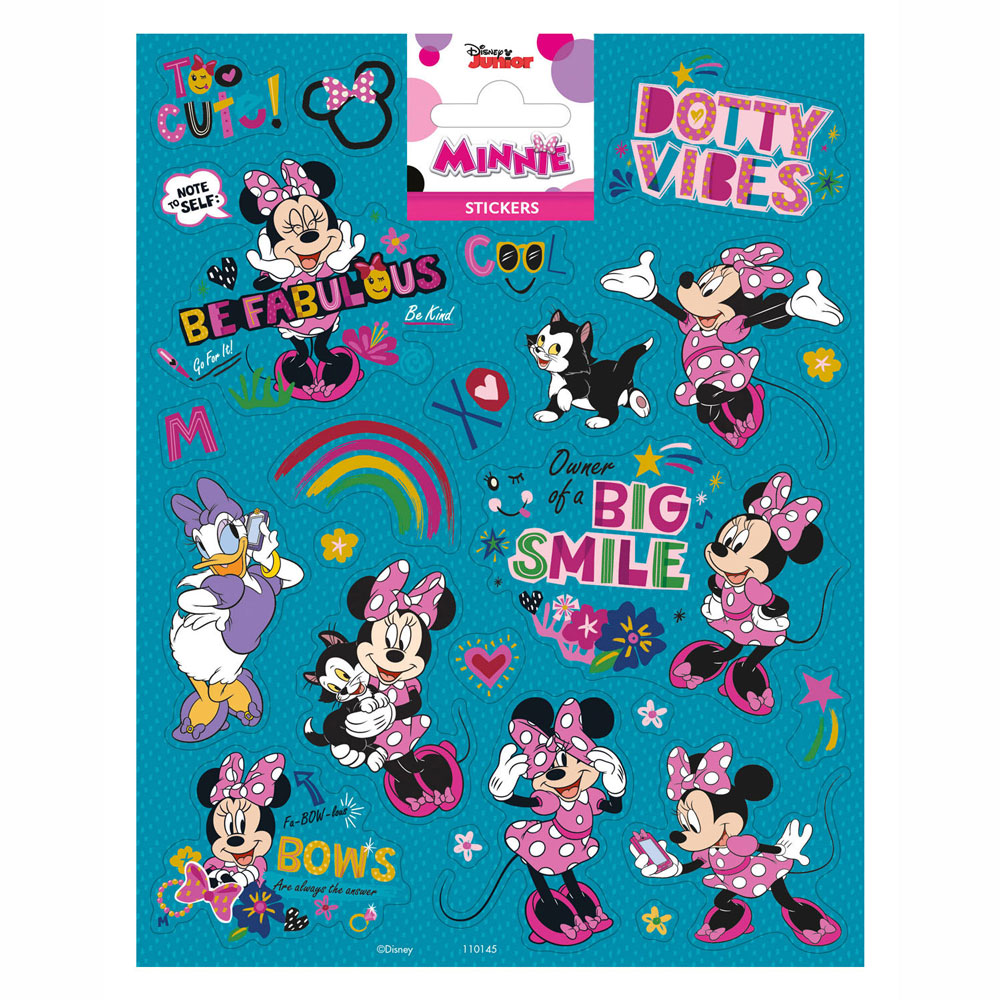 Totum klistermærke ark minnie mouse