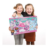 Totum Gabby's Dollhouse Craft Pakke XL 3 i 1 charmearmbånd til fremstilling af legetøj til piger, diamantmaling, spraypenne og skabeloner - Gabby's dukkehusgavetips til at lave kreativt legetøj