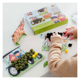 Bambolino fien teun crafting - pomponklæbning - sæt til husdyrbrug - kreativt legetøj, småbørn, førskolebørn - fra 3 år - legetøj