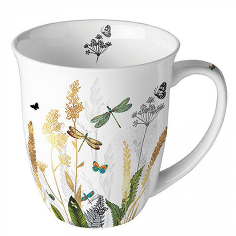 Ambiente krus dekorative blomster hvide