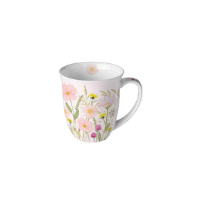 Ambiente krus 0,4l pastelblomster pink