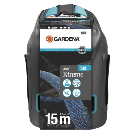 Gardena tekstilslange liano xtreme 15m sæt med opbevaringstaske