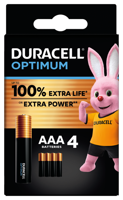 Batterisalg europa b.v. batteri duracell optimum alkaline aaa-lr03 (4)