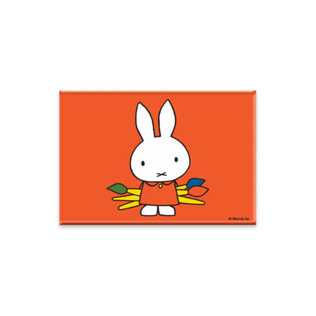 Nijntje magneet artiest oranje 8x5,5cm