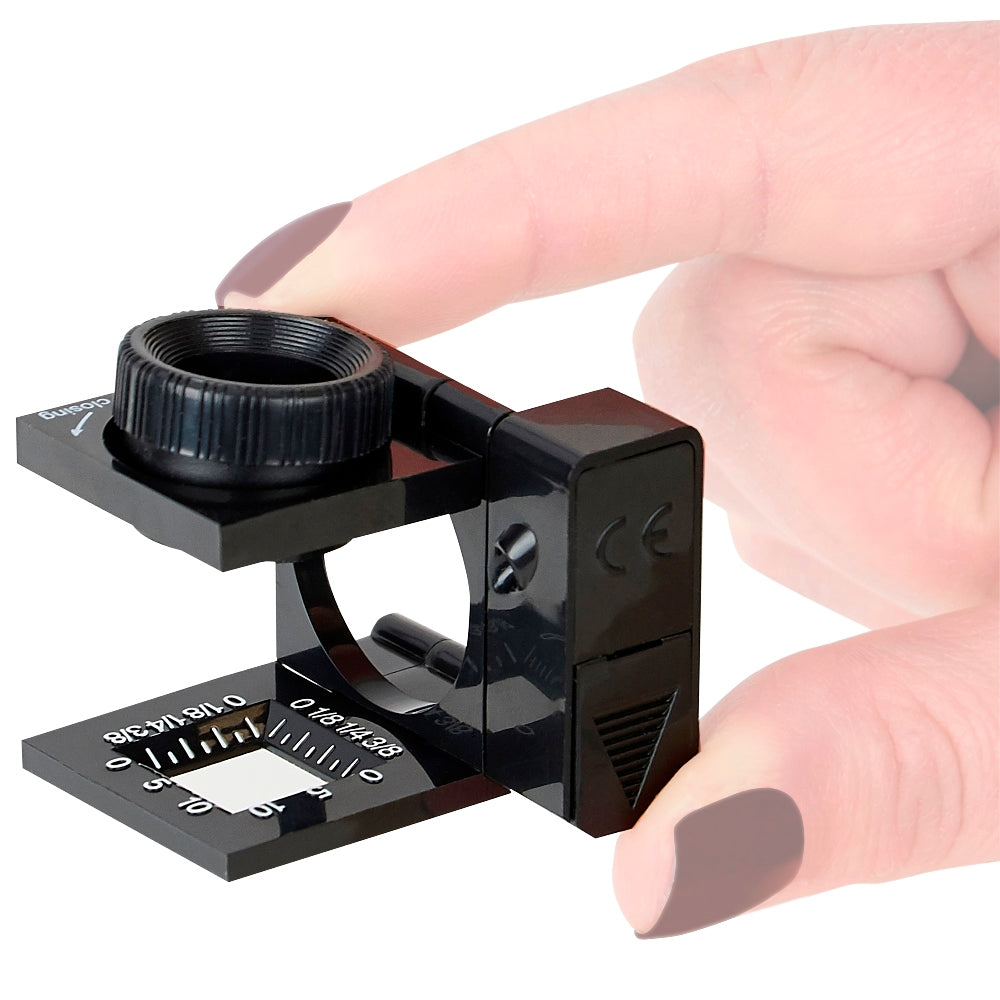 Carson kursus tæller sammenfoldelig med LED 11,5x15mm