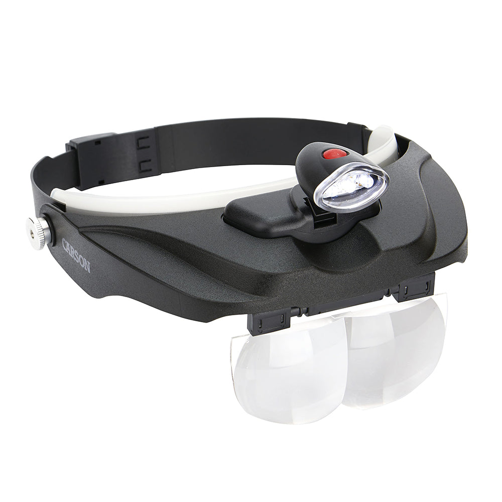 Carson Head Loop Pro Series GRAVIVISOR Deluxe med LED og 4 linser