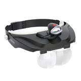 Carson Head Loop Pro Series GRAVIVISOR Deluxe med LED og 4 linser