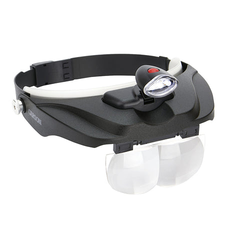 Carson Head Loop Pro Series GRAVIVISOR Deluxe med LED og 4 linser