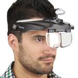 Carson Head Loop Pro Series GRAVIVISOR Deluxe med LED og 4 linser