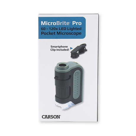 Carson Handmicrocope MM-350 mikrobrit plus 60-120x med smartphone-adapter