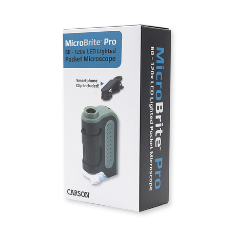 Carson Handmicrocope MM-350 mikrobrit plus 60-120x med smartphone-adapter