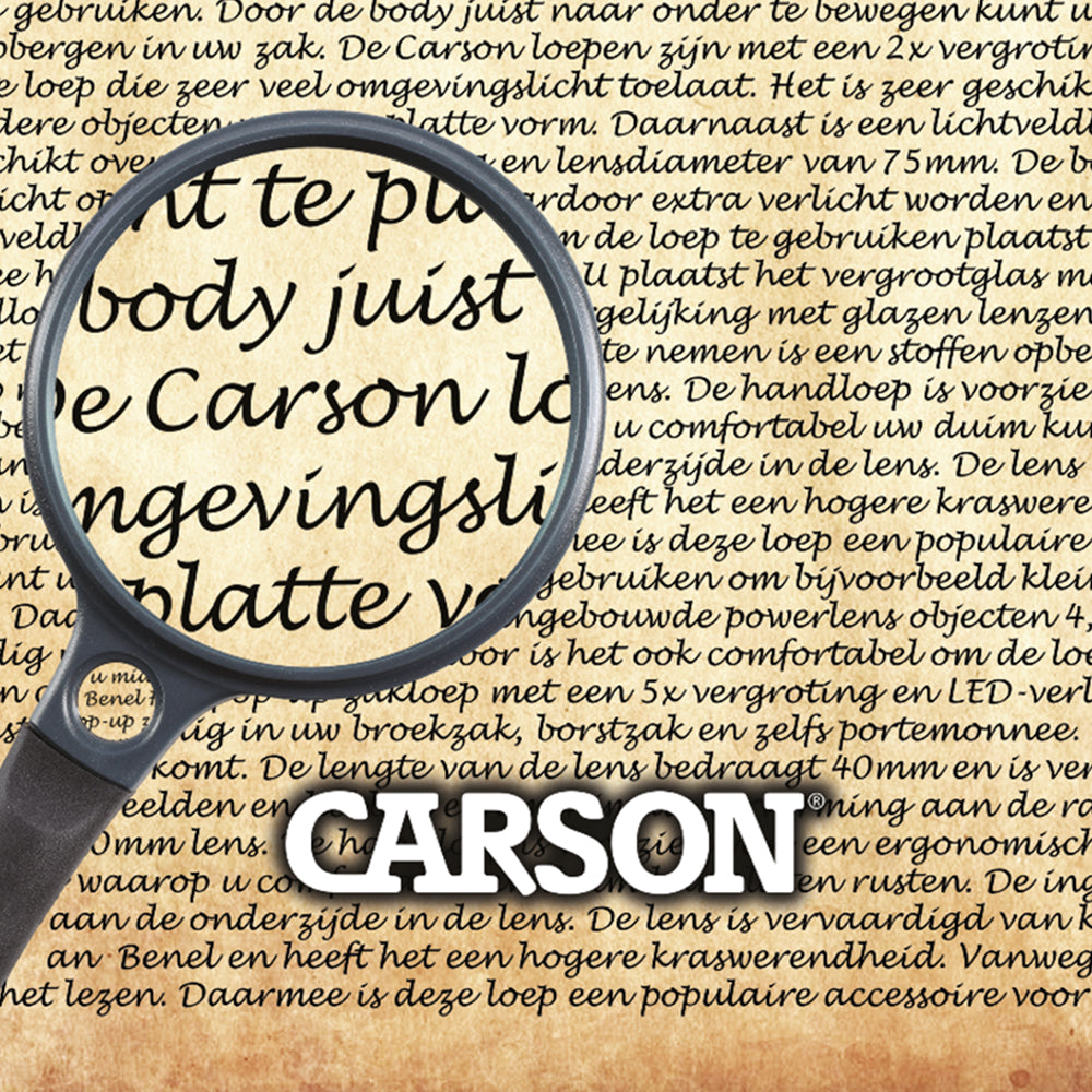 Carson Balie viser tom