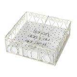 Boltze home servietholder metal hvid
