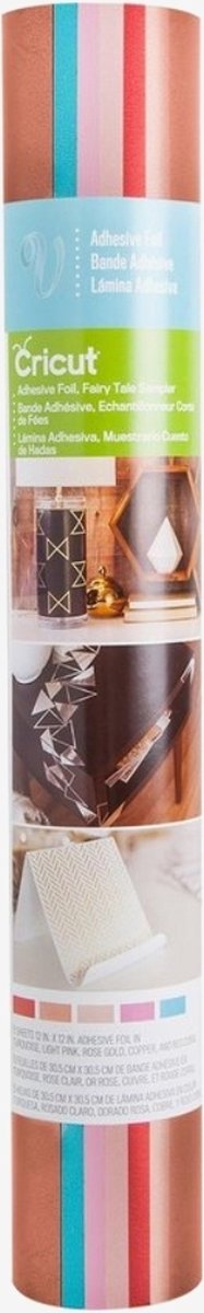 Cricut metallisk folie lys pink, koral, kobber, rosa guld, turkis