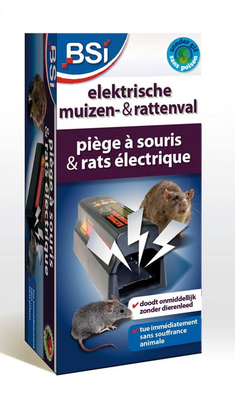 Bsi elektrisk musefælde rottefælde