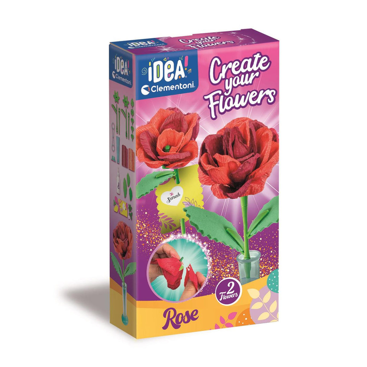 Clementoni skab dine blomster -rose