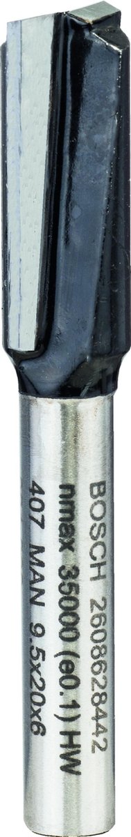 Bosch pindfræser dub.sn, hm,9,5x19,5mm,6mm
