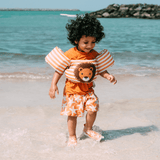 Flow | brun hvid pyttetrøje 2-6 år