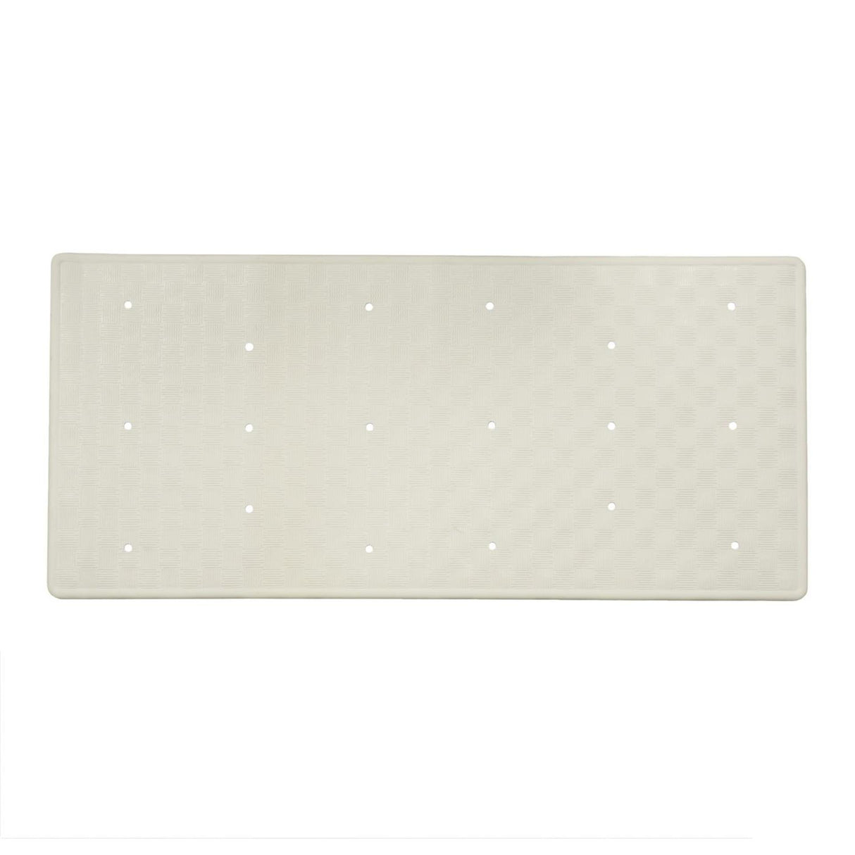 Hollandsk husbademåtte gummi 35x75cm hvid