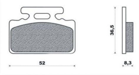 NewFren Brake Block Set FD0139 Mio til