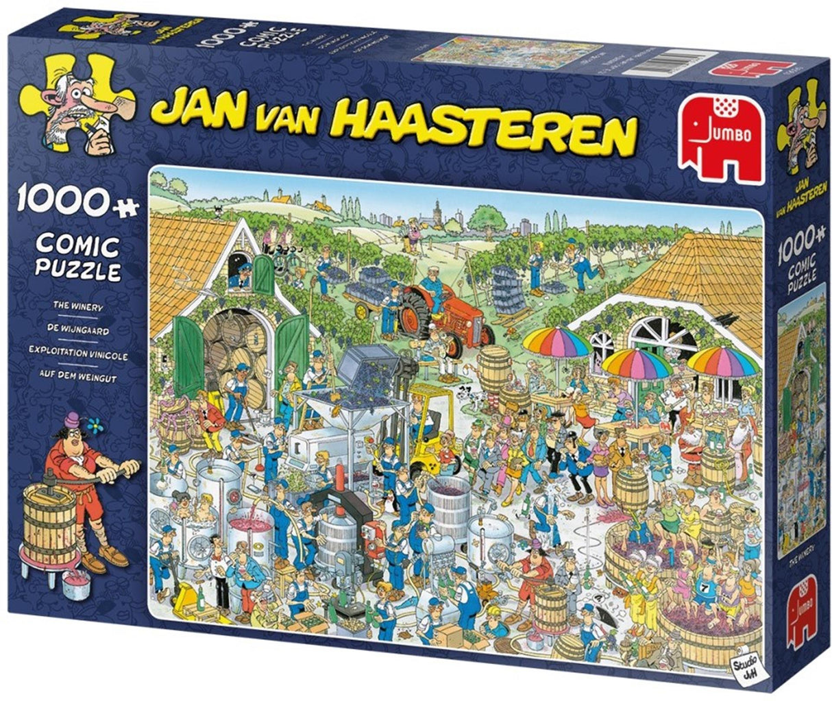 Jumbo puslespil Jan van Haasteren vingården 1000 stk