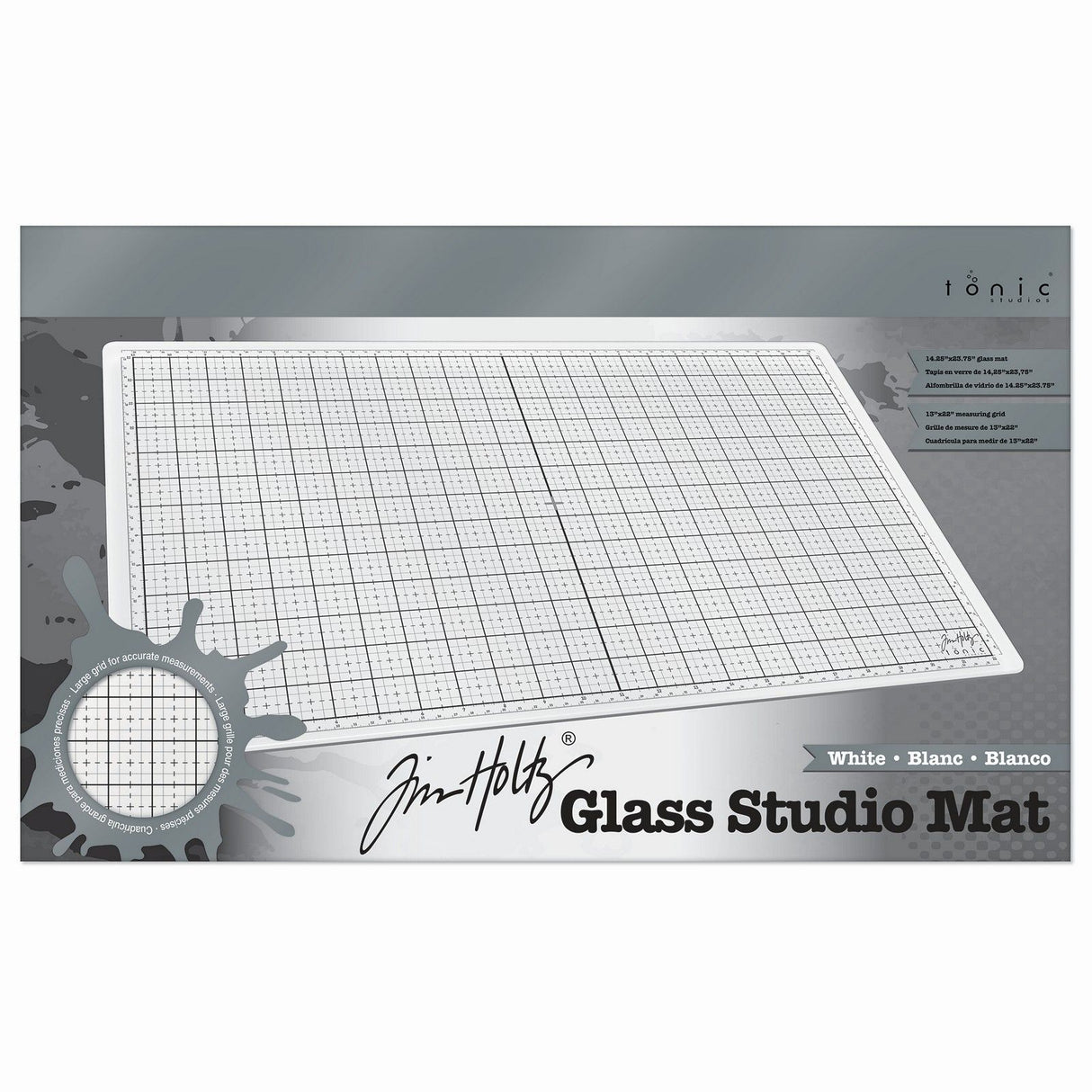 Tonic studios • tim holtz glas studio mat hvid