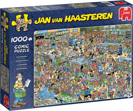 Jumbopuslespil - Jan van Haasteren apoteket - 1000 brikker
