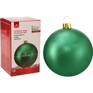 Ingen mærke oppustelig julekugle dia 45cm grøn