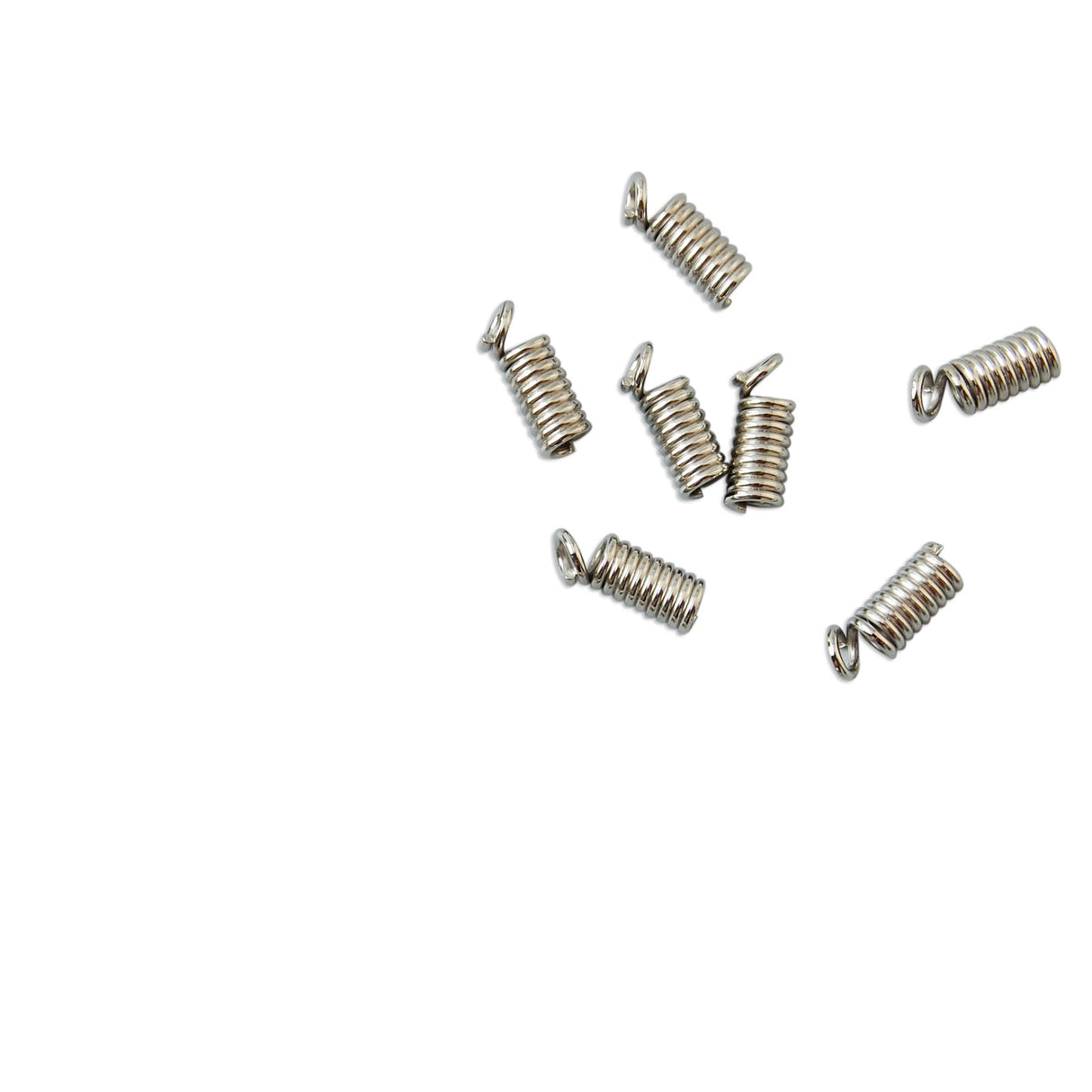 Vaessen creative • spiralkæde ende 4x8mm 16stk sølv