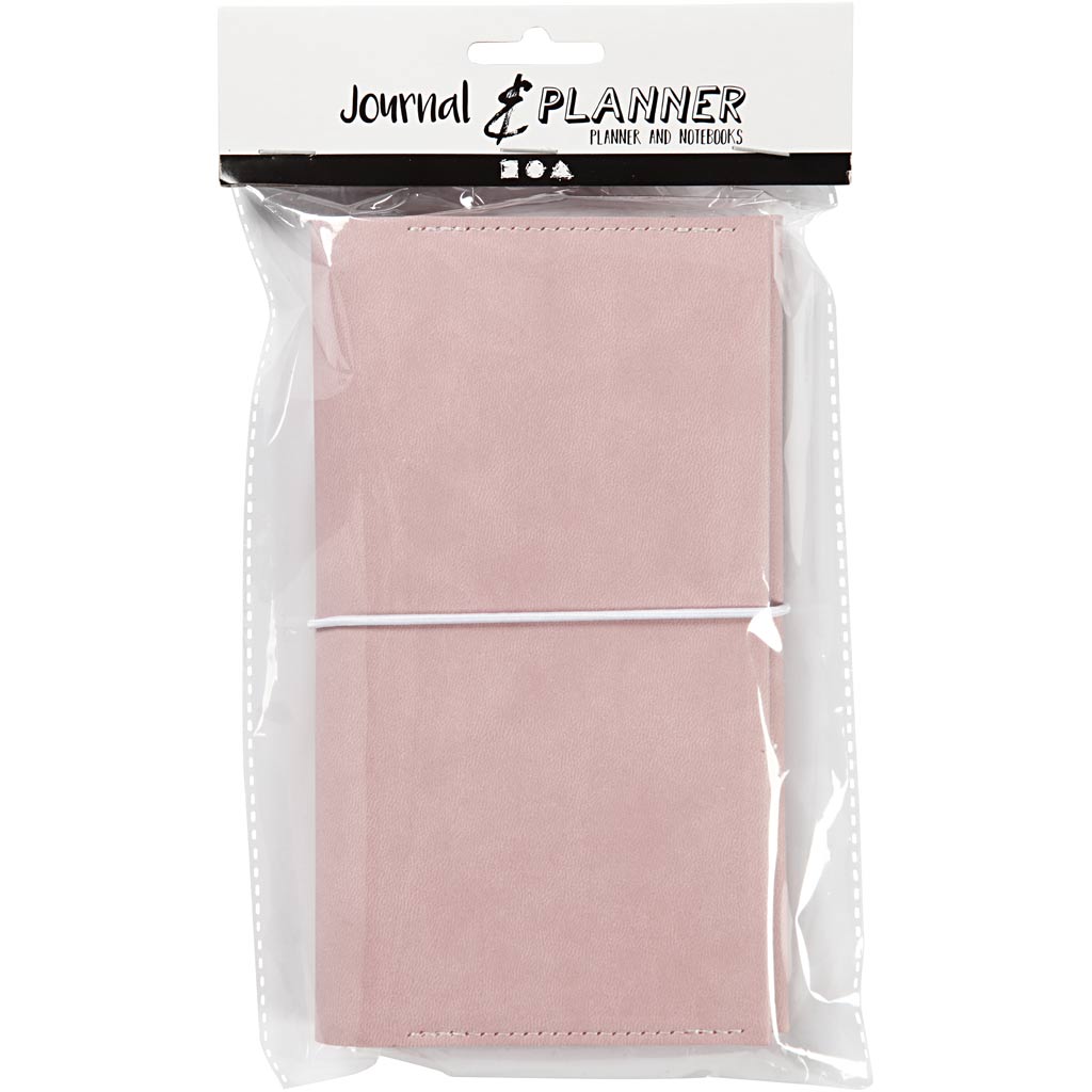 Creativ virksomhed https: www.cchobby.nl planner-bulletjournal-size-10x18x1-5-cm-elastic closure-pink-1-piece
