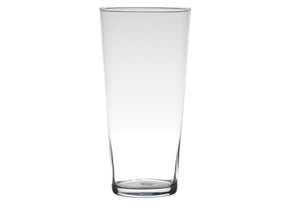 Hakbijl glasvase essentials konisk glas ø16xh29cm