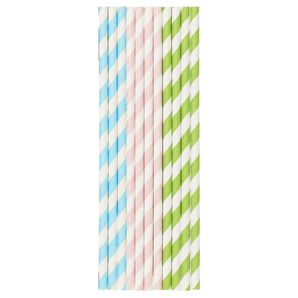 Duni papirsugerør pasteller 20cm pakke med 25 stk