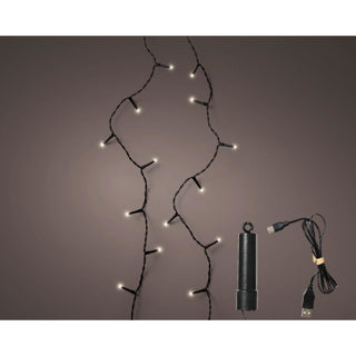 Kaemingk led duracharge basislys 8 funktioner glimteffekt udendørs 367,5cm
