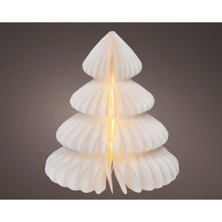 Kaemingk micro led træpapir stabil indendørs fsc mix 100% dia24cm x h.28cm | 2 stk