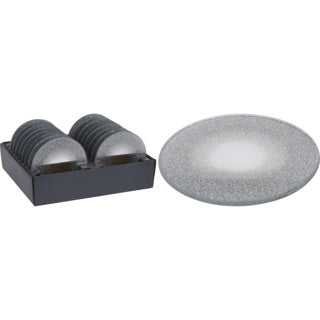 Coaster 10cm sølv
