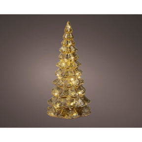 Micro LED bomglas stabil indvendig dia10cm x h.21cm