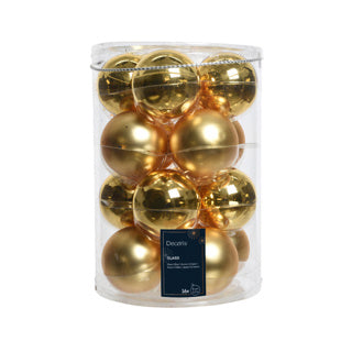 Kaemingk julekugler glas skinnende, mat mixdia8cm