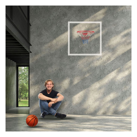 Dunlop basketball ring - metal - inklusive net og monteringsmateriale - ø ring ca. 45 cm