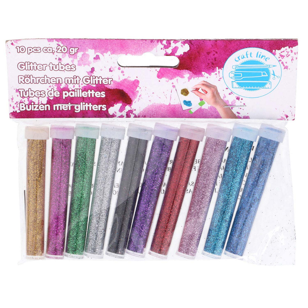 Glitterrør, 10 ..