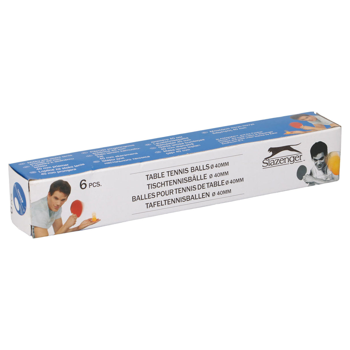Slazenger bordtennisbolde, 6 stk.
