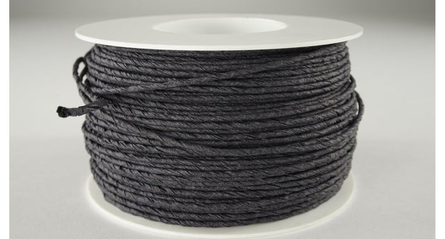 Papierdraad 100 meter rol black
