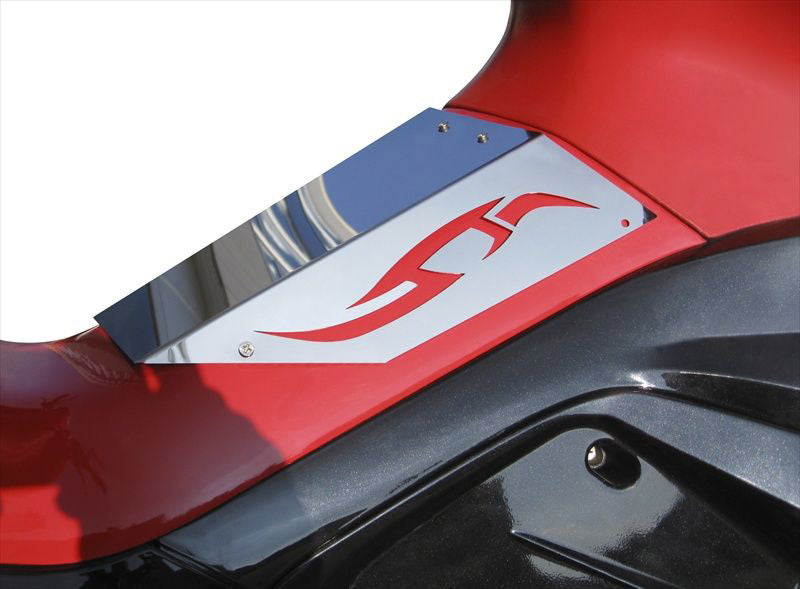 Opticparts DF Cover Tank Gilera Runner Old Model rustfrit stål polsk
